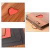DIY Photo Album Wood Cover Anniversary Scrapbook 6 Inches Self-Adhesive Picture Book Vintage Heart