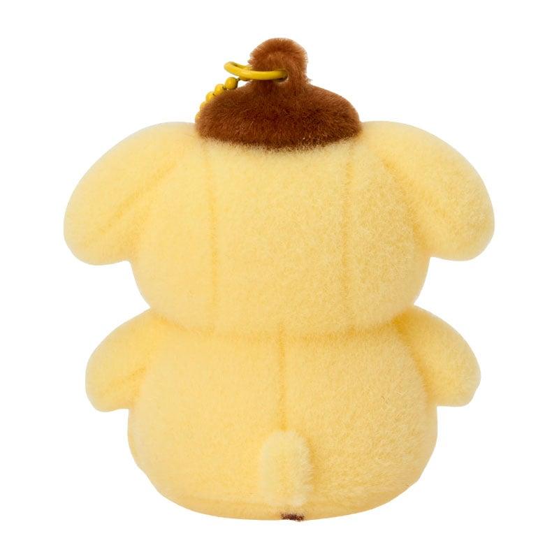 Sanrio Pompompurin Flocked Mascot Holder Japan NEW Sanrio Characters