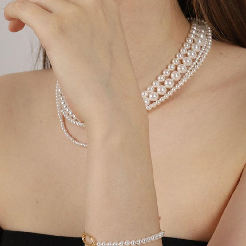 ozel Silver925 Pearl Mix Bracelet PS074B