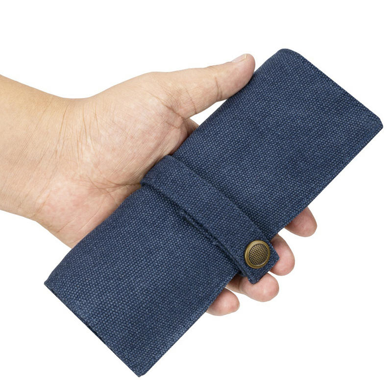 Portable Women Men Roll-Up Watch Band Storage Case Pouch Lightweight Travel Watch Roll Organizer