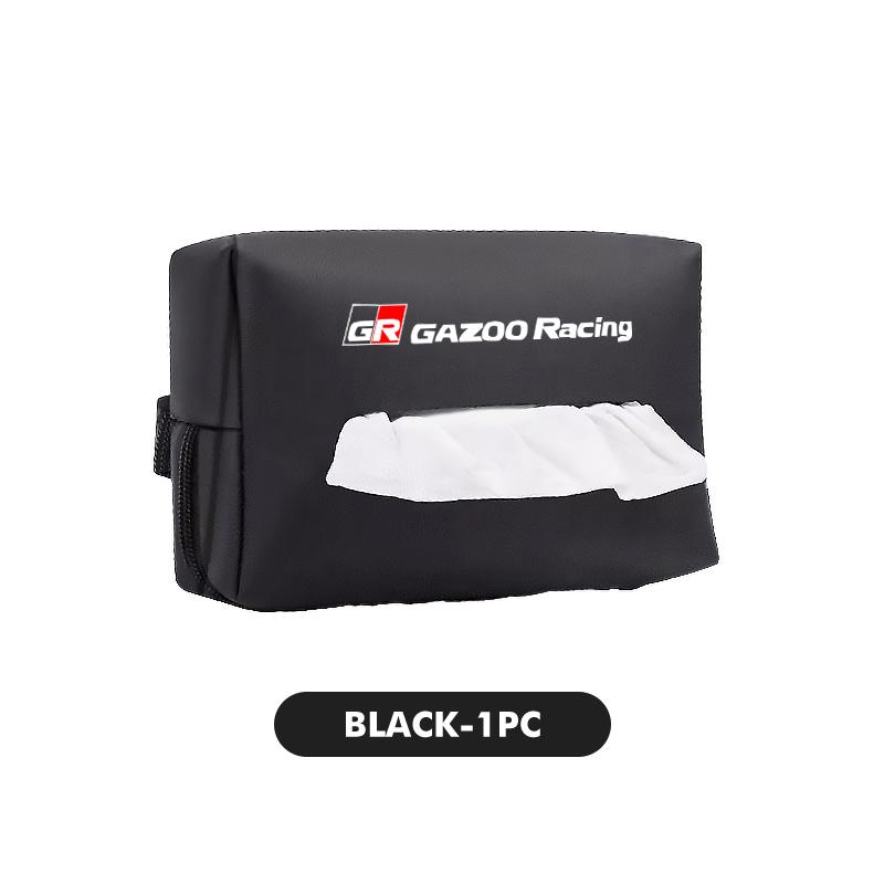 

For Toyota PU Leather Car Tissue Box Paper Towel Storage Bag Auto Accessories chr Corolla Camry rav4 Yaris hilux prius avensis