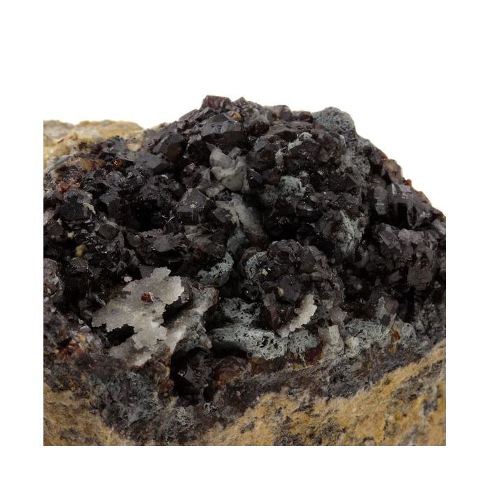 Pierres et Minéraux. Bournonite + Sphalerite. 1319.0 ct. Saint-Laurent-le-Minier, Occitanie, France.