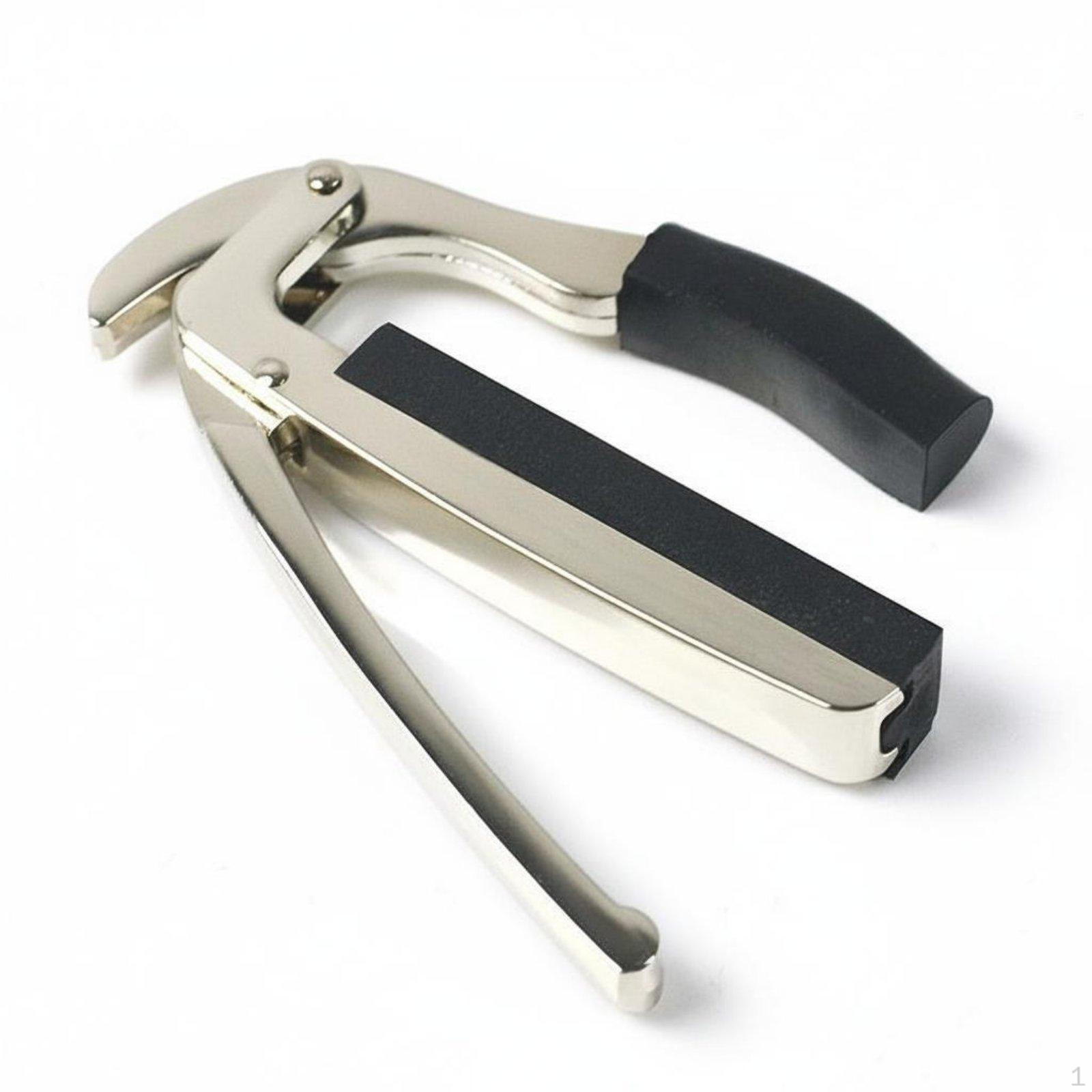 Guitar Capo Compact Design Quick Change Metal Construction Fretboard Clamp for Beginners, Live