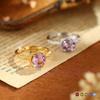Anel de Prata Esterlina S925 Feminino Simples Estiloso Para Uso Diário Anel de Dedo