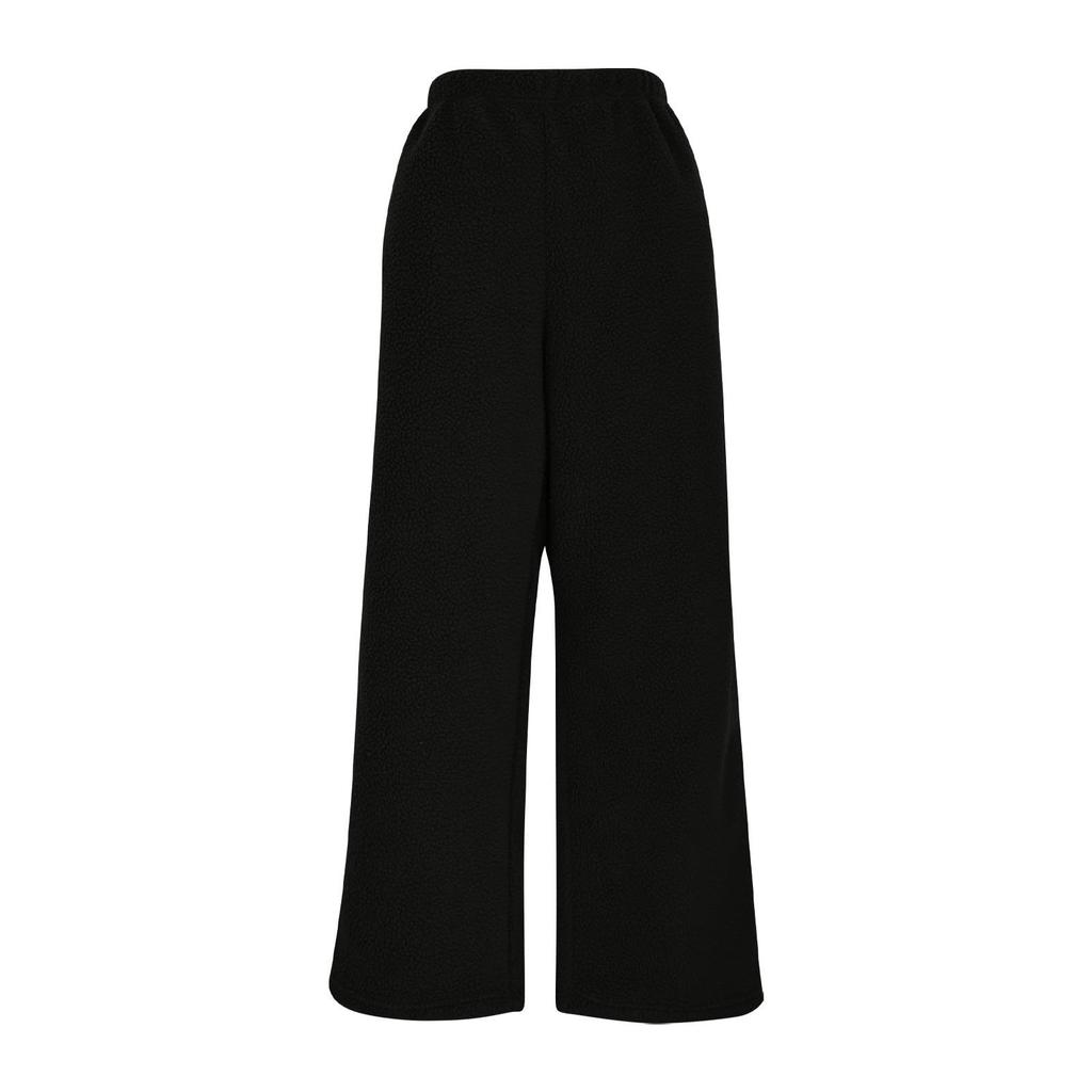 Baggy Sweatpants For Women Winter Warm Plush Wide Leg Joggers Workout Hiking Running Sweat Pants With Pockets