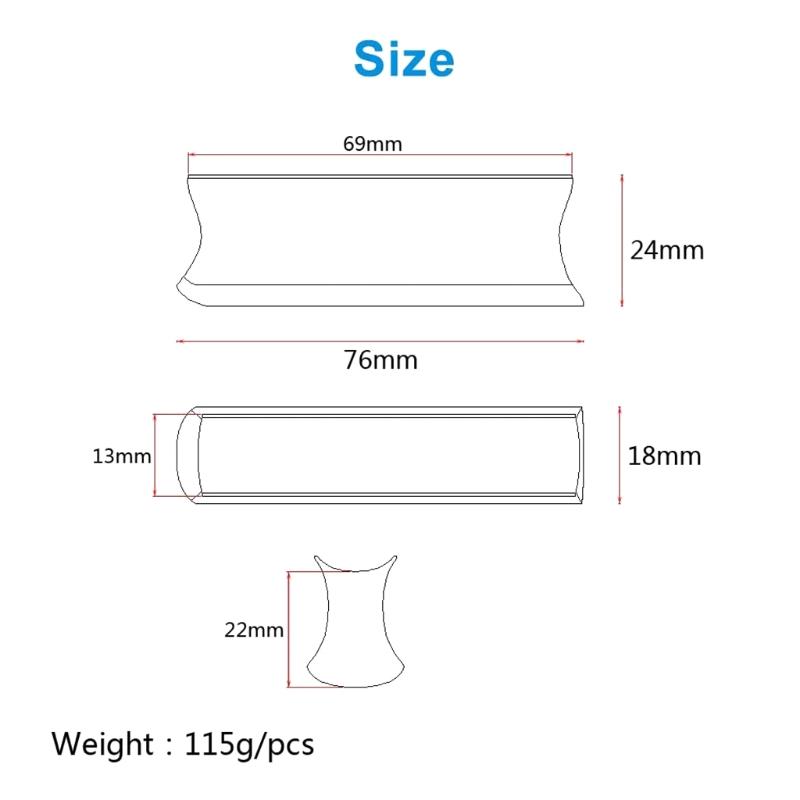 Polished Lap Slide Bar Stick Stainless Steel Ballad Slide Pipe