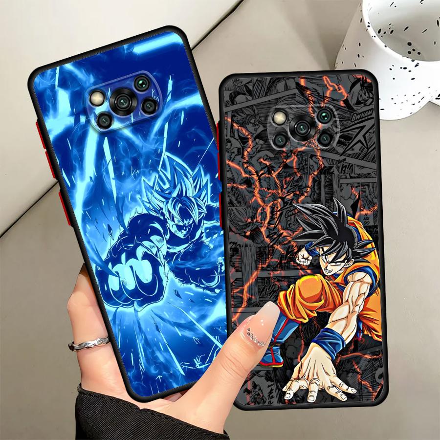 Dragon Ball Goku Comic Back Phone Cover Case for Xiaomi Poco X3 X4 X5 Pro M5s C40 F3 C50 C51 X3 NFC