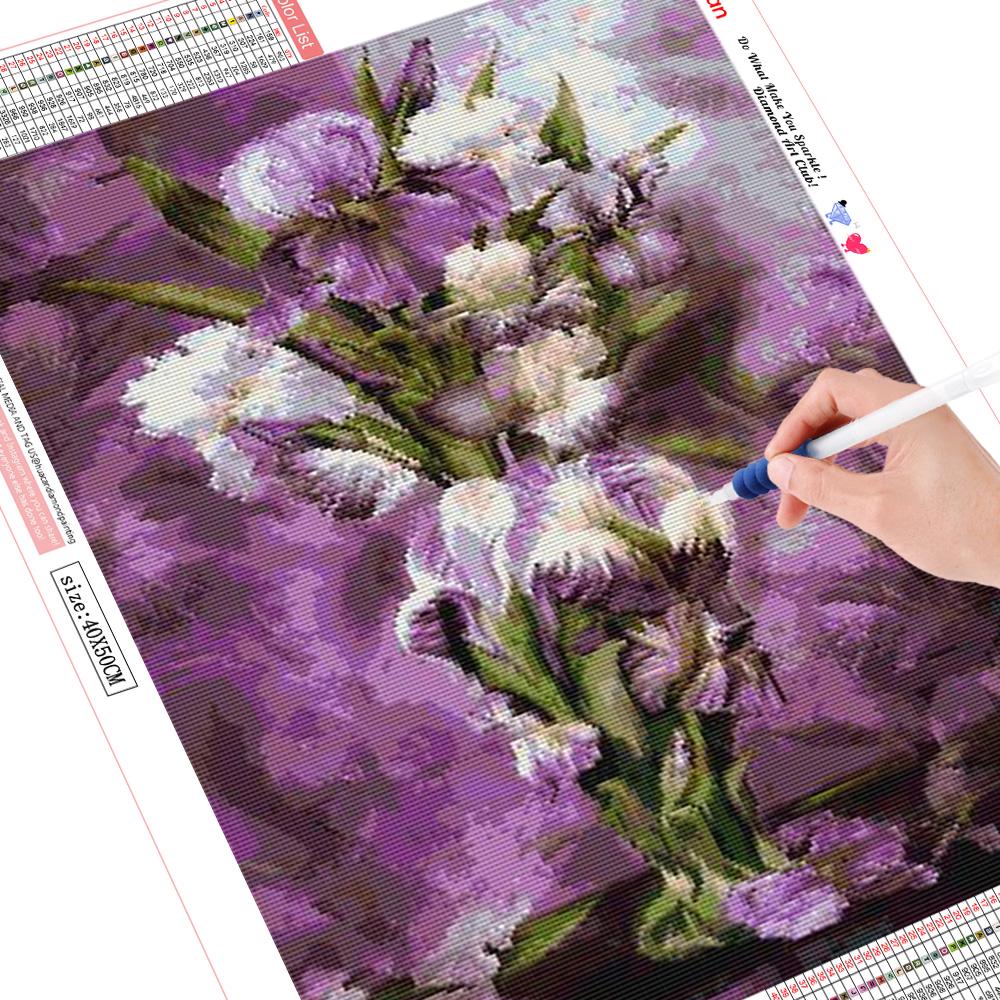 

HUACAN 5D DIY полный квадратный дрель алмазная живопись цветы мака мозаика горный хрусталь набор для вышивания ремесло Full square 30*40 cm