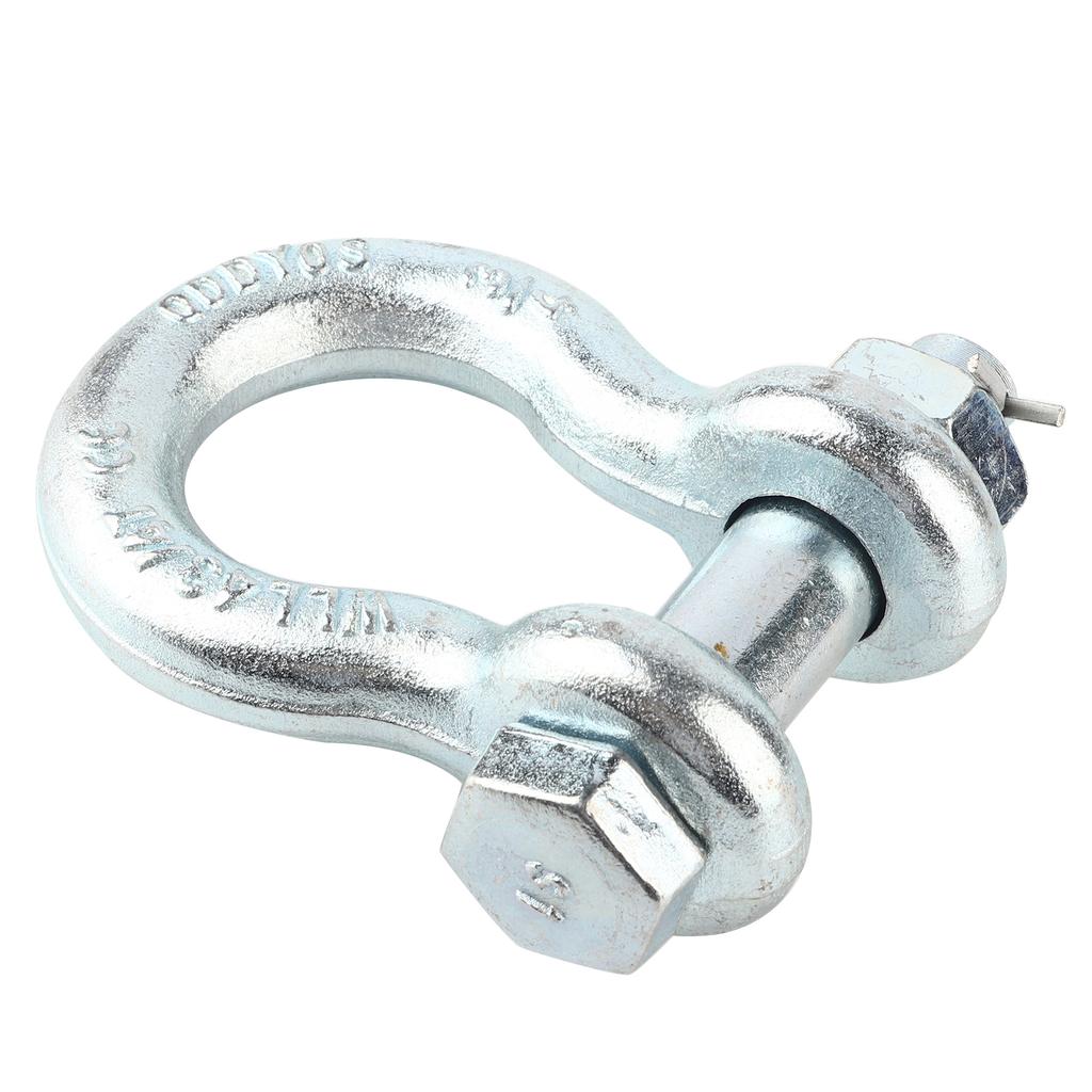 Anchor Shackle Heavy Duty Alloy Steel Bow Type with Nut Ship Lifting Machine Parts1Pc 4.75t Anchor