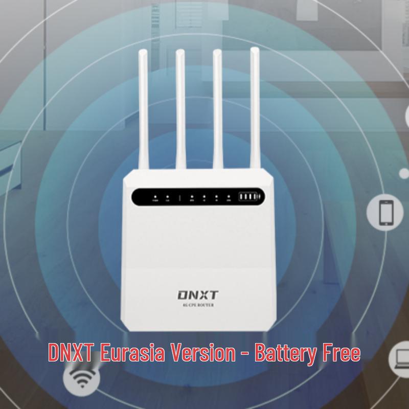 WiFi 6 LTE 4G Router with Optional Battery - Compatible In US, Europe, Asia, South & North America.