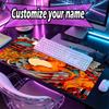 Custom Name Personalized Charizard VS Blastoise Pattern Mousepad, Laptop PC Desk Mat, Decorative Desk Mat for Home Keyboard Pad Gift