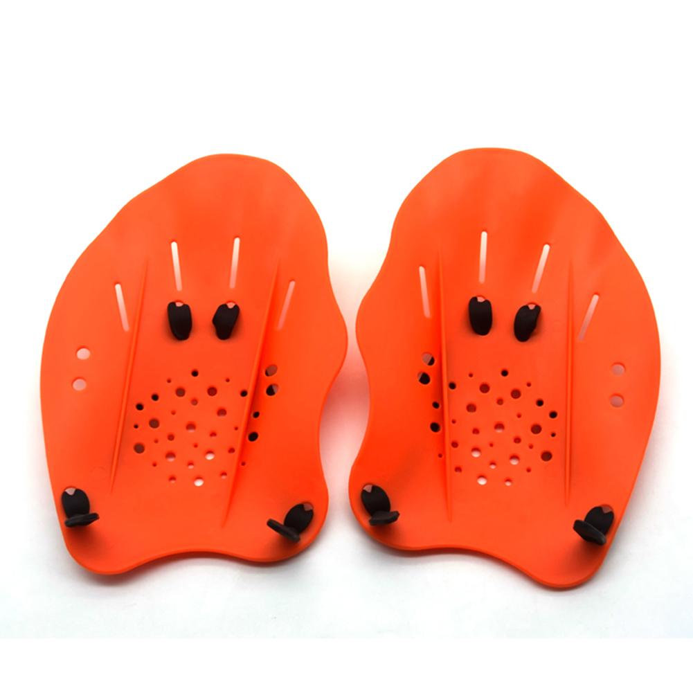 1 Pair Swimming Training Hand Paddles with Adjustable Straps Swim Hand Paddles Swimming Paddle Fin Flipper for Men Women Kids
