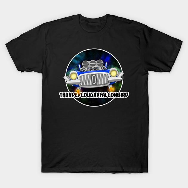 

Men Black Print T-shirt Thundercougarfalconbird! No-Cut Transfer Paper Print Cotton Tshirt M