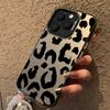 Leopard Print Electroplate Silver IMD Phone Case For Xiaomi Redmi Note 14 13 12 Pro Plus 5G 12S 11S 11 10 Redmi 13C 14C 4G Cover