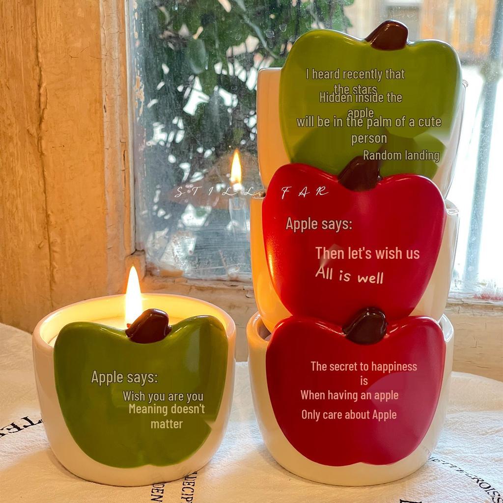 Apple Story Niche Bedroom Candles – Ideal Birthday Gifts for Men, Women, and Best Friends