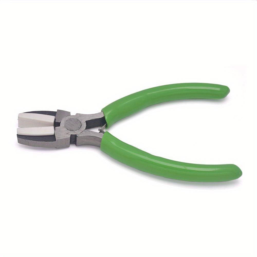 1Pc Nylon Jaw Pliers Carbon Steel Nose Plier For Jewelry Bending Beading Pliers Polishing Handmade Jewelry Making Craft Tools