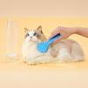 Silicone Pet Bath Brush Gentle Massage Tool for Dogs and Cats with Non Slip Handle Suitable for Wet and Dry Use
