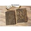 Superaura 3D Phoenix Bronze Dnd Vintage Leather Journal Writing Notebook With 200 Pages A5 Antique Handmade Diary