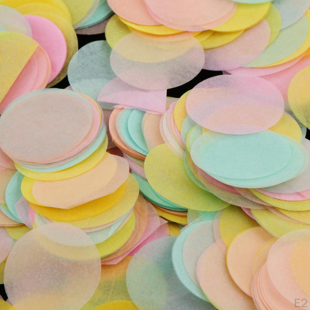 30 Confetti Round Tissue