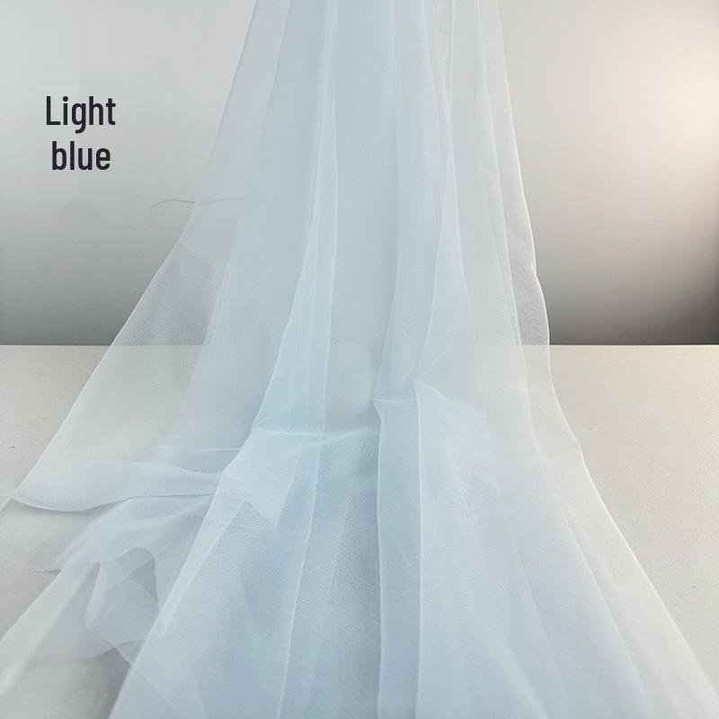 Avocado Green Gauze Fabric for Kindergarten Decor & Soft Wedding Dresses