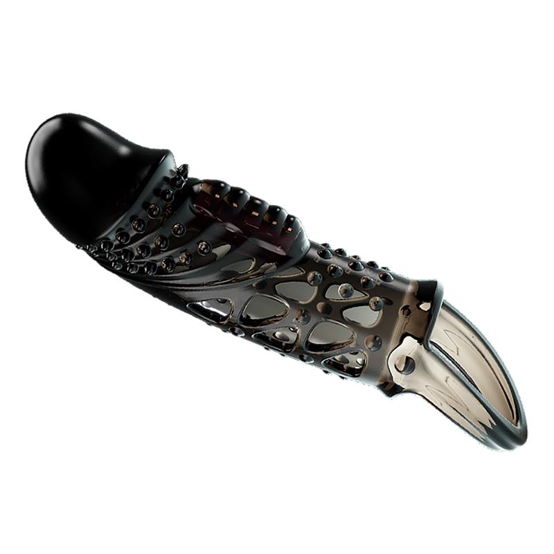 Black Vibrating Penis Sleeve