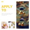12 Pcs Hanging Bell Accessories Christmas Bells Alloy Bells Craft Supplies Decorative Naments Metal Bells For Home Party