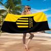 Toalla de Playa con Emblema del Club de Fútbol Peñarol, Secado Rápido, Fácil de Cuidar, Adecuada tanto para Fitness como para Vacaciones en la Playa, Esencial Deportivo