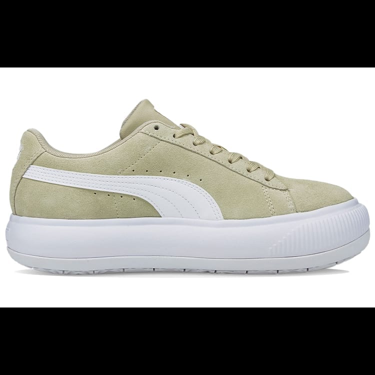 PUMA Women's Light Khaki Suede Mayu Low Top Sneakers 380686-16