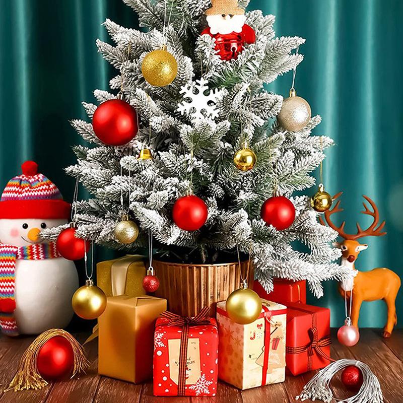 100 Stück 20 cm Gold-Silber-Seilfäden Geschenkverpackung Schnur Weihnachts-Hängeseil