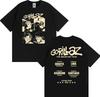 Band Gorillaz The Mountain Tour 2026 T Shirts Men Women Vintage Hip Hop Pop Music Tshirts Summer Tops Casual T Shirt Streetwear