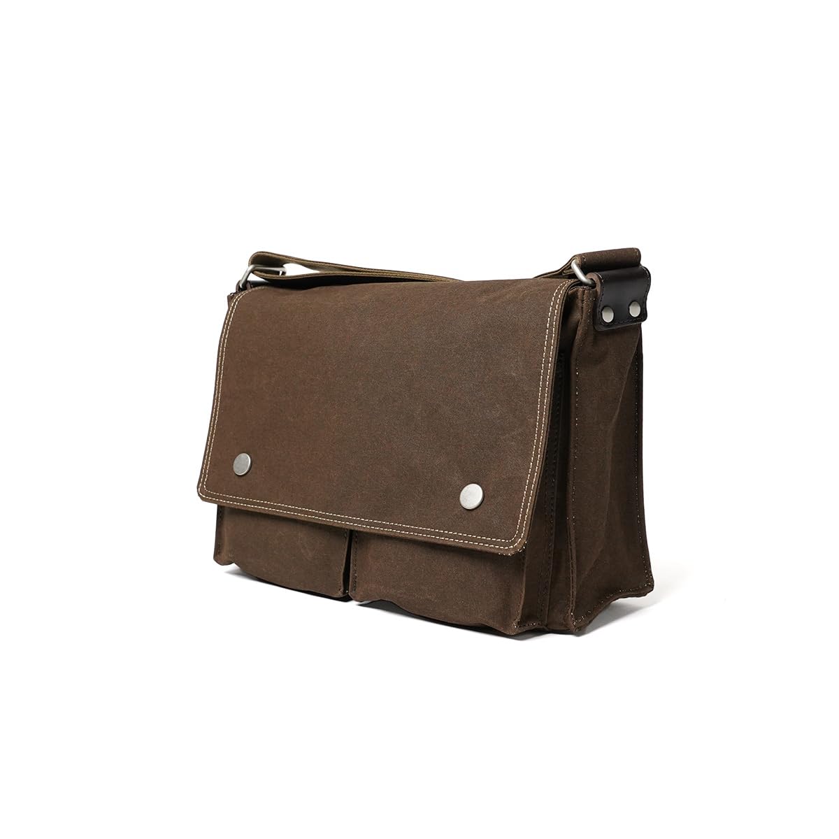 

Baggy Port Shelter Duck Military Tent Shoulder Bag INS602 (Brown)