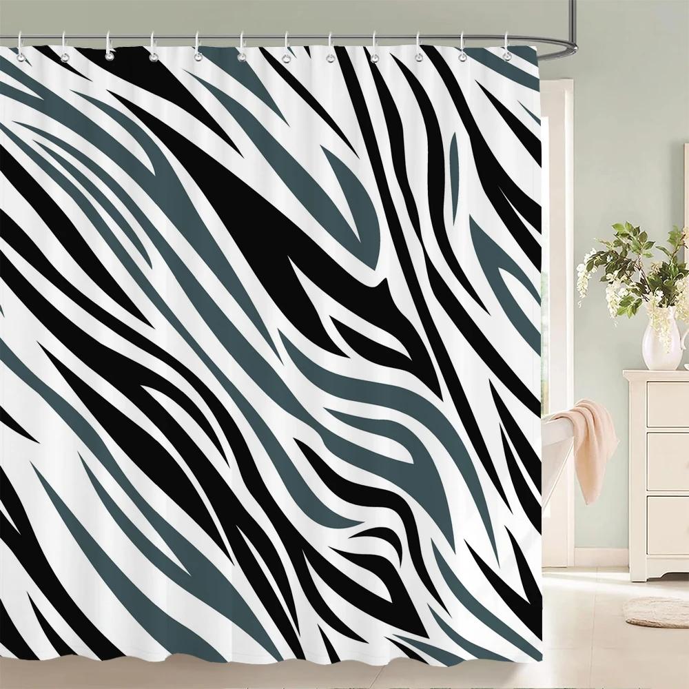 Waterproof Polyester Fabric 3D Bath Curtain Geometric Figure for Bathroom Curtain Shower Curtain Long 180*200cm