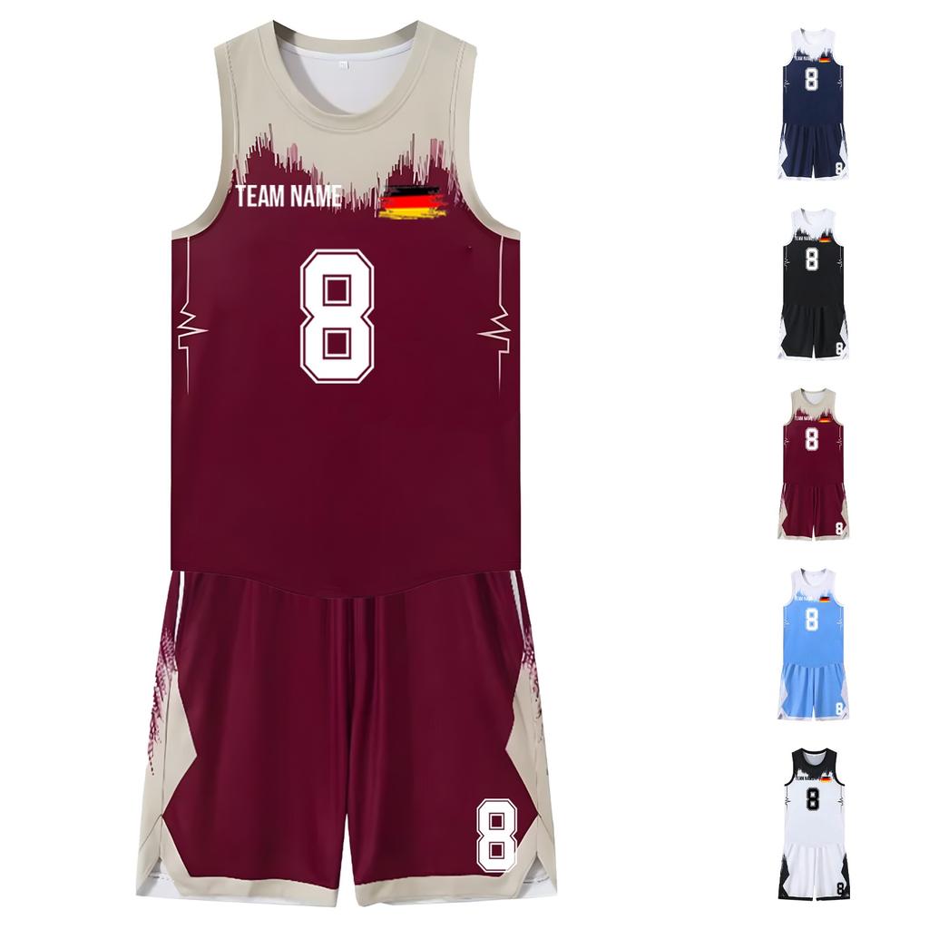 DIY Custom Adult And Children Three-piece Basketball Uniforms