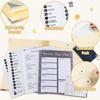 Bestandentas Houder met Labels En Stickers Meerlaagse Bestand Opbergtas Scheurbestendig Documenten Organizer Kantoorbenodigdheden