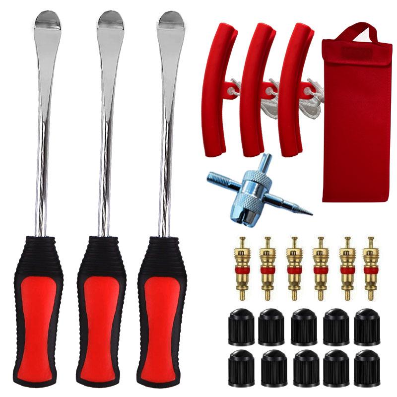 Sada nástrojů pro demontáž ventilových vložek pro elektromobily, jízdní kola a motocykly