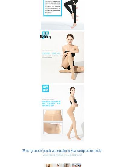 Unisex Skarpety Kompresyjne za Kolano i Rękawy na Łydki do Sportu