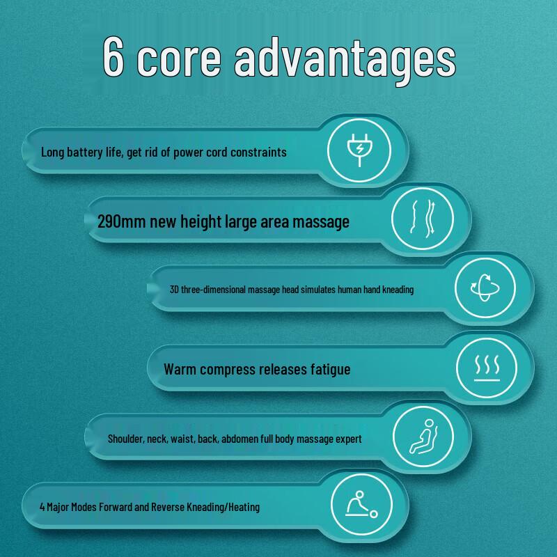 Philips Wireless Kneading Massage Pillow