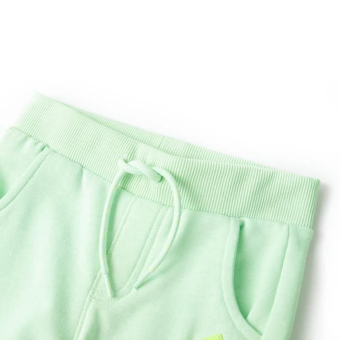 Pantalon de survêtement pour enfants vert vif 92/104/116/128/140