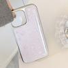 Gilded Ins Purple Butterfly Suitable for Apple 15pro Max Mobile Phone Case Iphone16 Drop Glue13 Electroplating14 Huawei