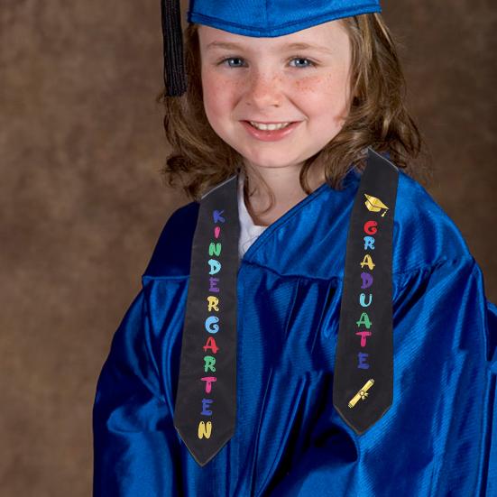 Graduation Shoulder Strap Letter Design Decorative Kids Graduation Season Celebration Etiquette Strap Party Decor