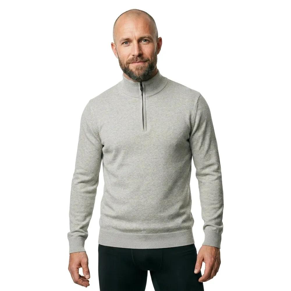 Superdry Grau Pullover Aus Baumwolle Mit Stehkragen Essentials - Bild 3