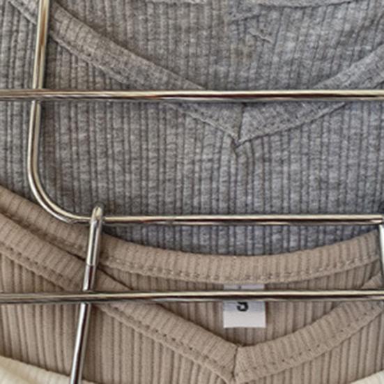 Stainless Steel Underwear Hanger Multi-Layer Non-Slip Towel Drying Rack Foldable Portable Clothes Rack for Travel Home Closet Bathroom