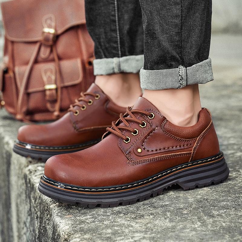 Newest Luxury Brand Men'S Oxford Shoes Formal Dress Shoes Men Flats High Quality Sneakers Man Platform Genuine Leather Casual Shoes