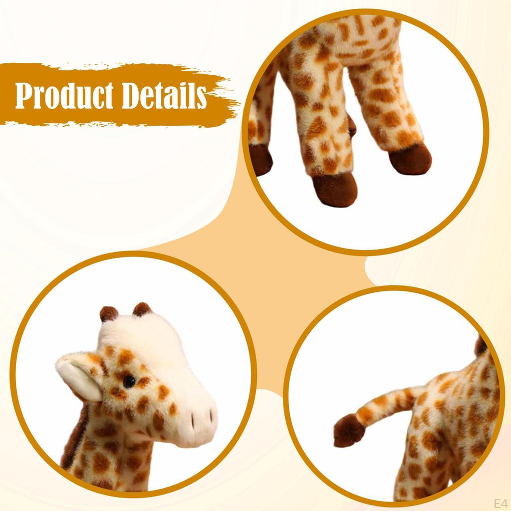 Giraffe Stuffed Animal Gifts for Kids Boys Girls Interactive Lovely Easter Decor