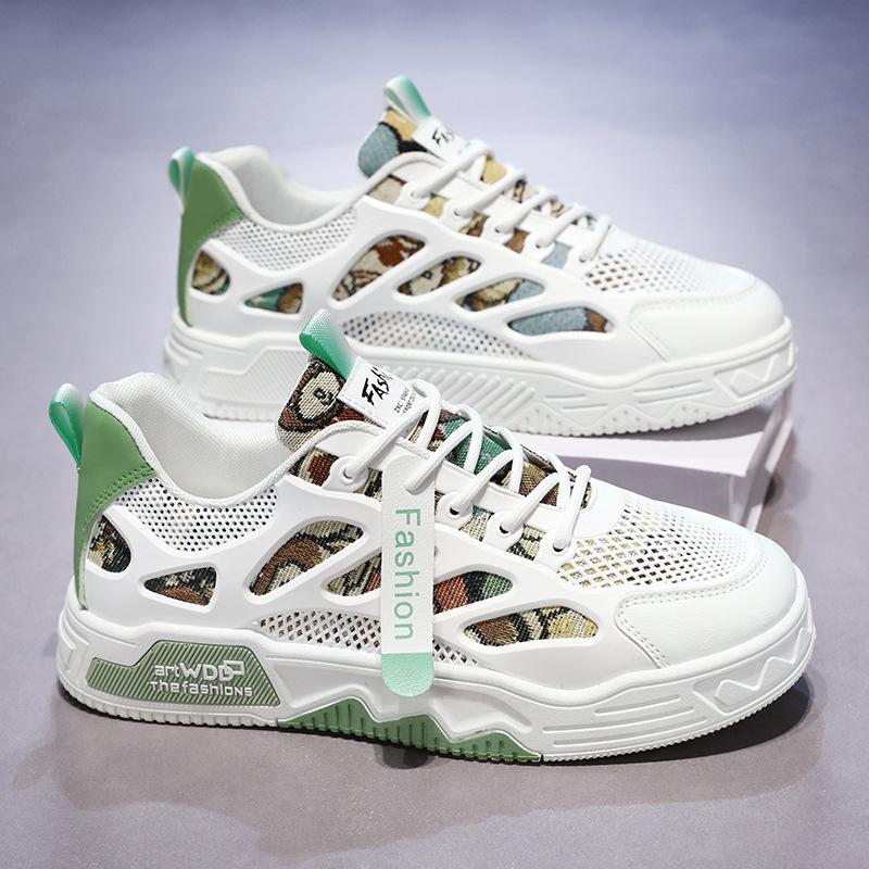 Summer Men's Shoes 2024 New Breathable Canvas Shoes Men's Trend Versatile White Shoes Sports Shoes Casual Shoes Board Shoes