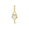 Swarovski Idyllia Charm Gold Tone Heart With Key Charm