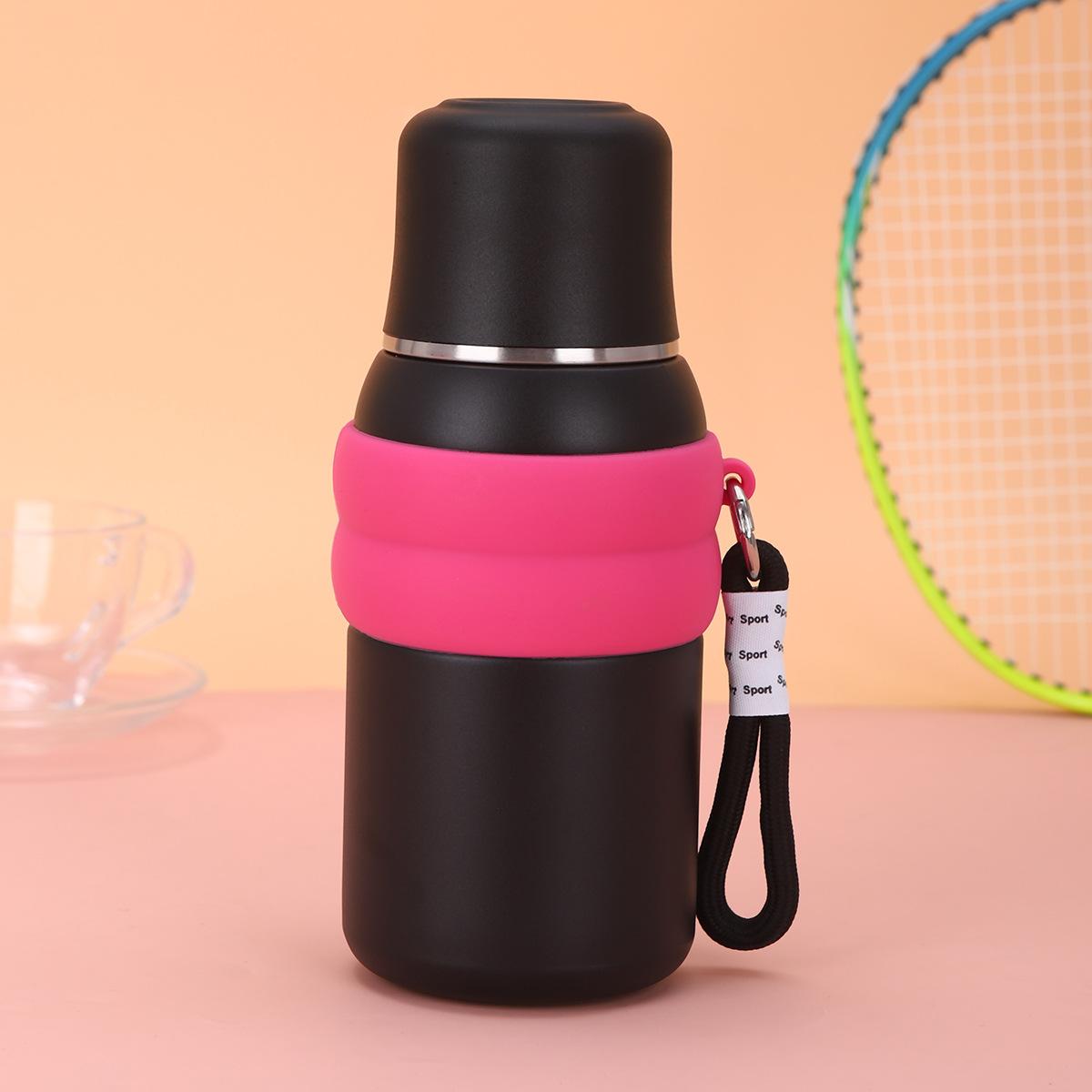 

Новая спортивная чашка большой емкости для отдыха на открытом воздухе, простая вакуумная переносная чашка-слинг из нержавеющей стали, изолированная чашка 600ml