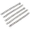 50pcs/lot 50mm 70mm 5x4mm Necklace Extension Chain Bulk Bracelet Extended Chains Tail Extender For DIY Jewelry Making Findings