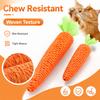 Cat Toy Carrot Sound Pet Products Bite Resistant Paper Rope Scratcher Clean Teeth Interactive Play Cat Carrot Chew Toy for Cat