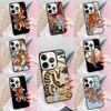Tiger Red Sun Japan Art Phone Case For iPhone 17 Air 15 16e 14 13 Pro Max Coque 12 11 Pro Max PLUS Cover